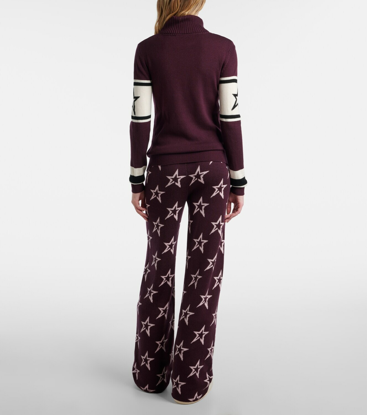 Perfect Moment Schild intarsia wool sweater