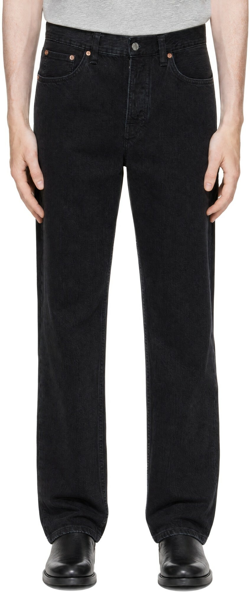 Nudie Jeans Black Rad Rufus Jeans