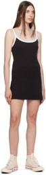 Saturdays NYC Black Naiomi Minidress