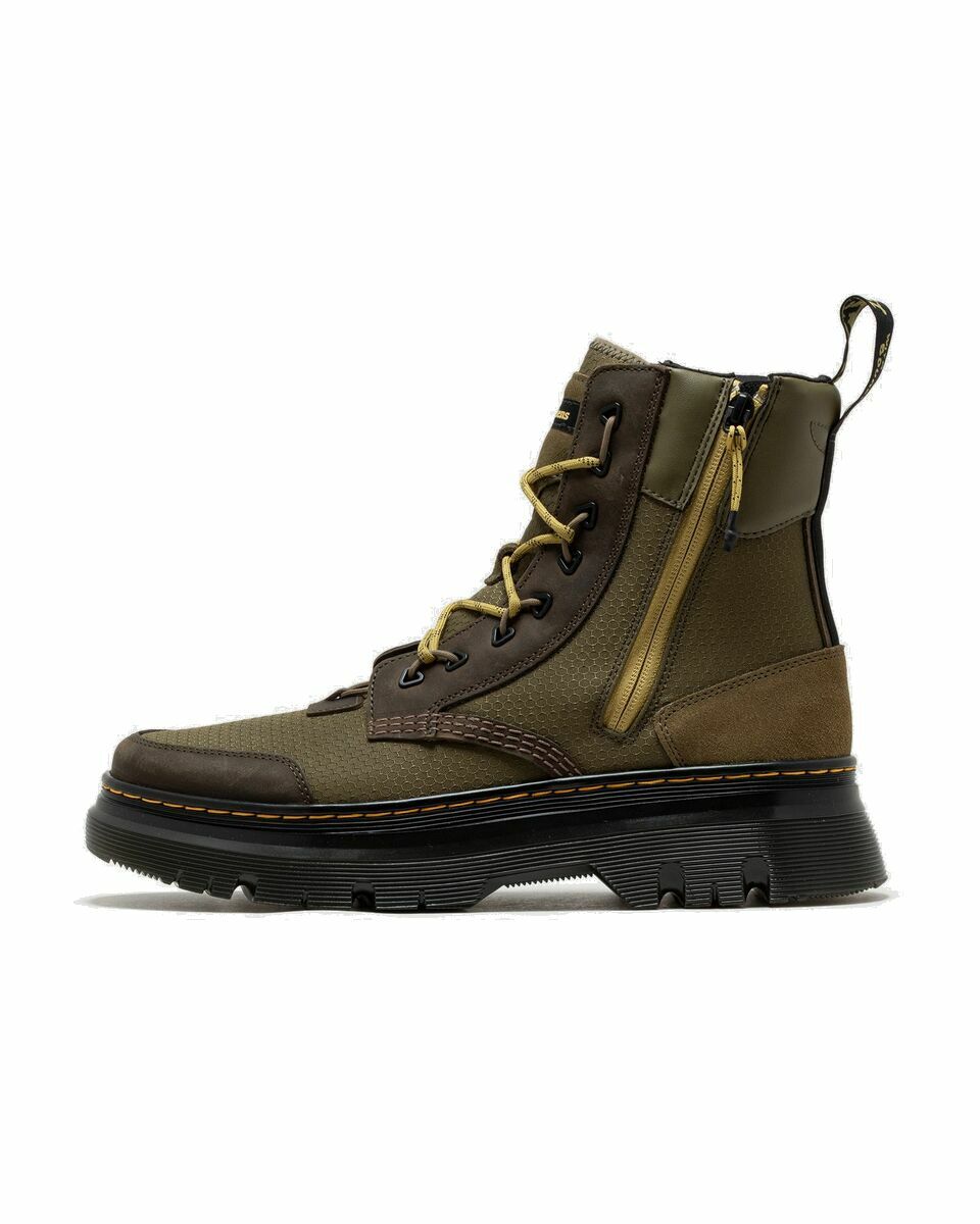 Photo: Dr.Martens Tarik Zip Dms Olive Recycled Nylon Ripstop Green - Mens - Boots