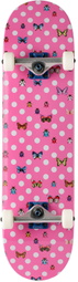 Versace Pink & Blue Butterflies Skateboard
