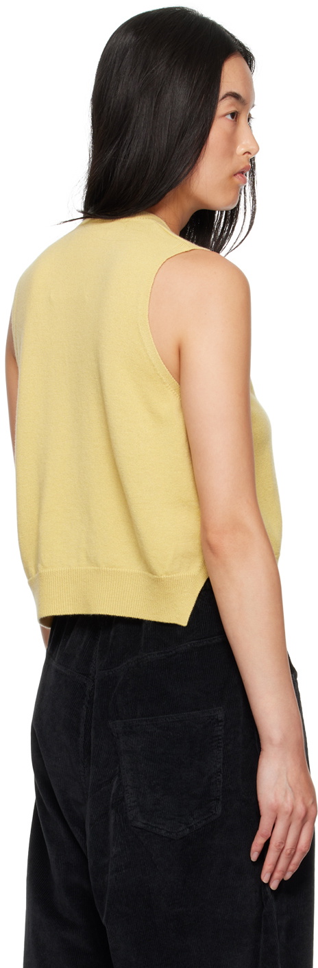Cordera Yellow Merino Wool Vest