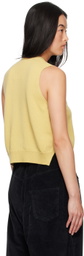 Cordera Yellow Merino Wool Vest