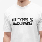 Wacko Maria Men's Heavyweight Crew Neck T-Shirt in White