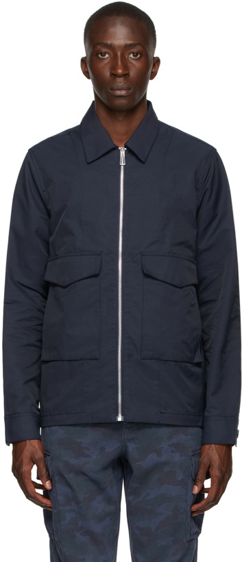 Photo: PS by Paul Smith Navy Collared Jacket