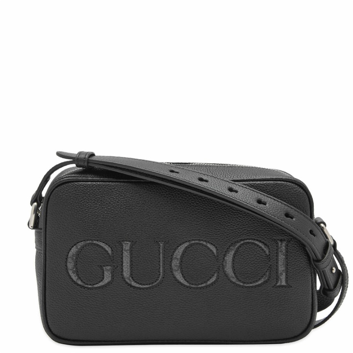 Photo: Gucci Men's Mini Shoulder Bag in Grey Black 