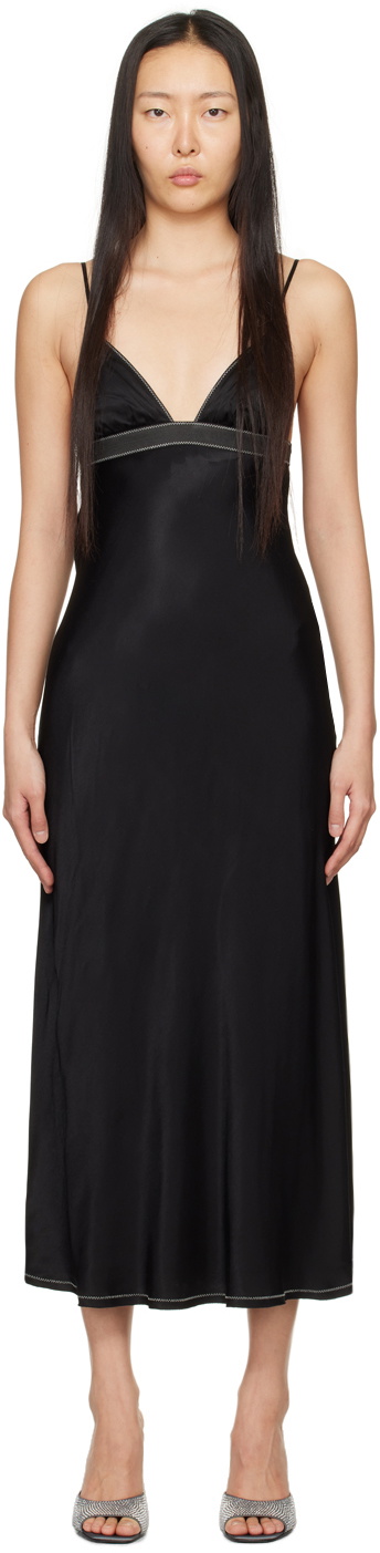 BEC + BRIDGE Black Aspen Midi Dress BEC + BRIDGE