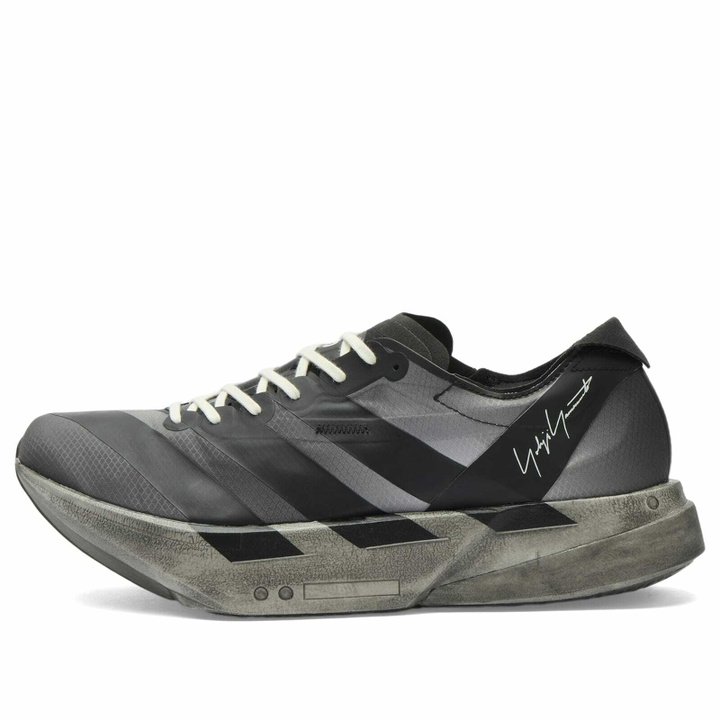 Photo: Y-3 Men's Adios Pro 4 Sneaker in Black/Owhite/Grefiv