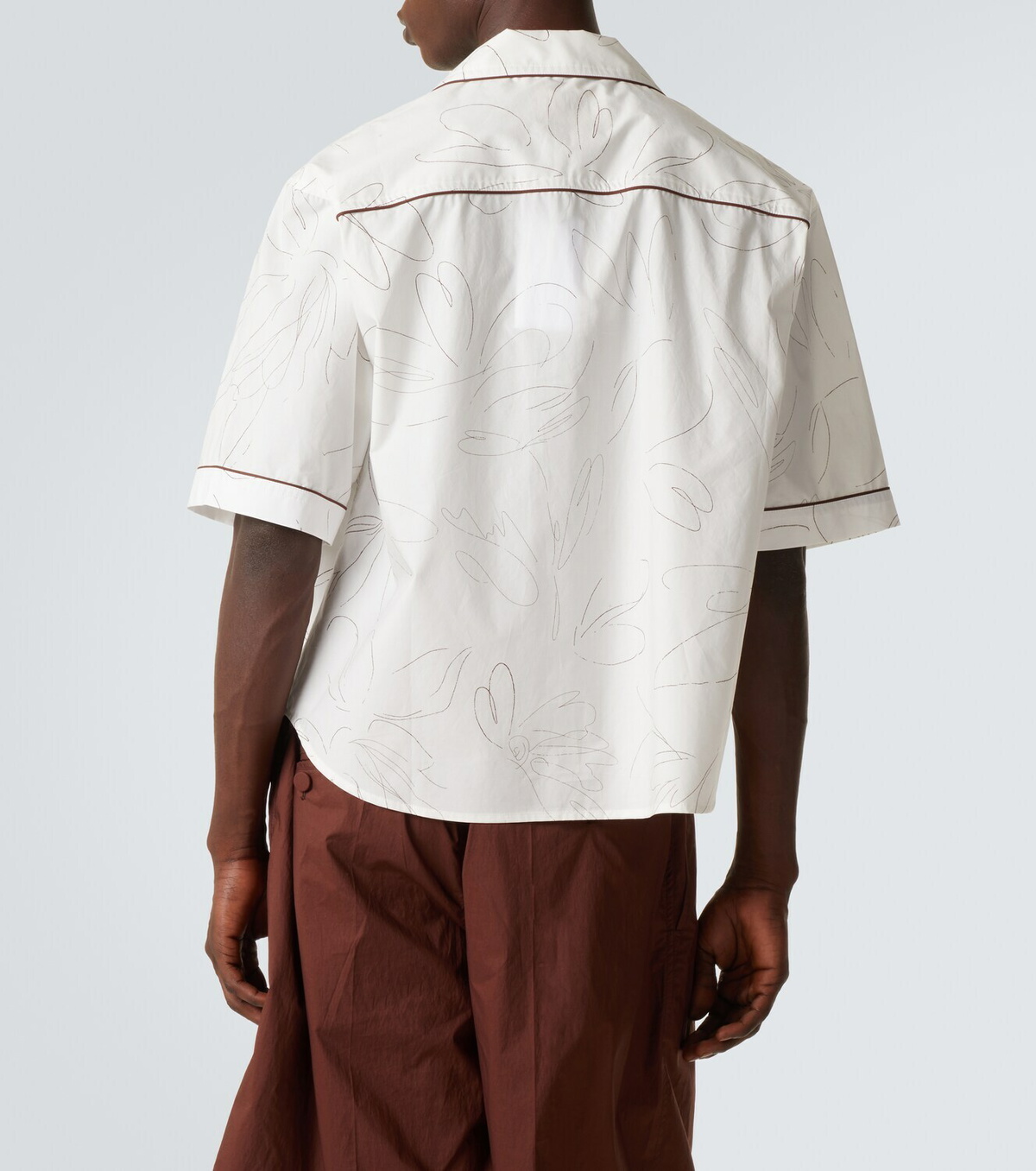 Plan C Printed cotton shirt