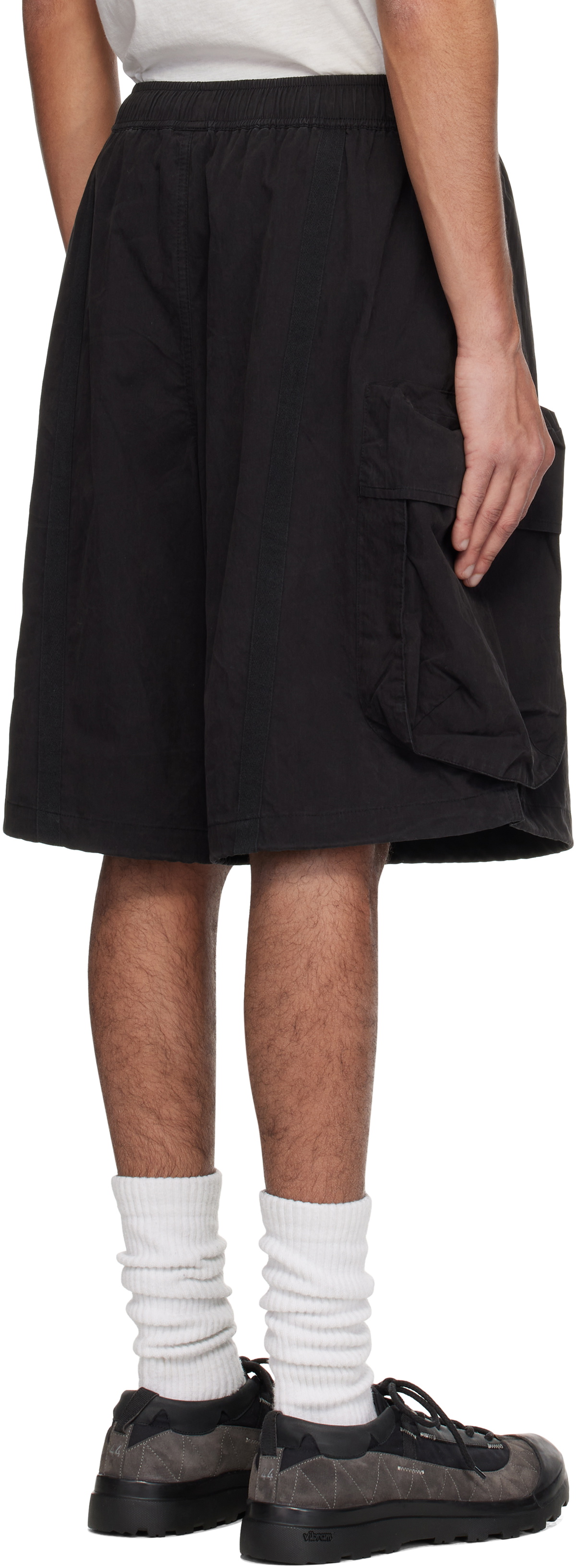 Perks and Mini Black Chow Cargo Shorts