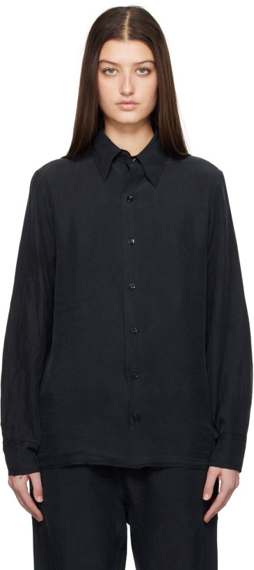 Photo: Gabriela Coll Garments Black No.197 Shirt