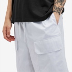 Jil Sander Men's Drawstring Cargo Shorts in Marinere Pinstripe