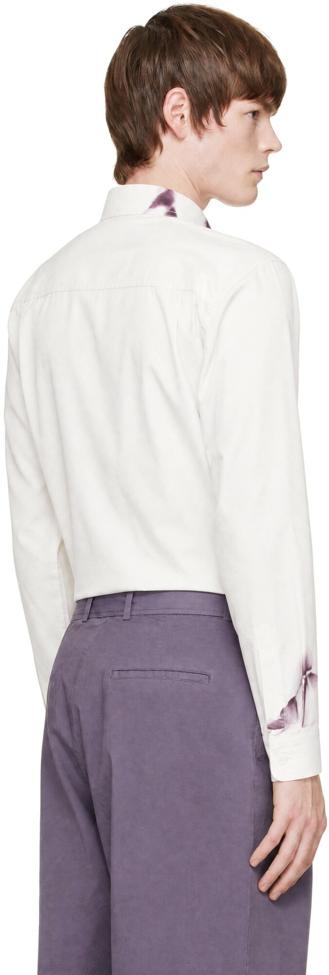 Dries Van Noten White Flower Shirt