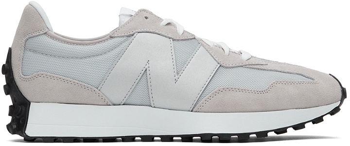 Photo: New Balance Gray 327 Low-Top Sneakers