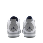 Air Jordan Men's 4 Retro PS Sneakers in White/Midnight Navy/Smoke Grey