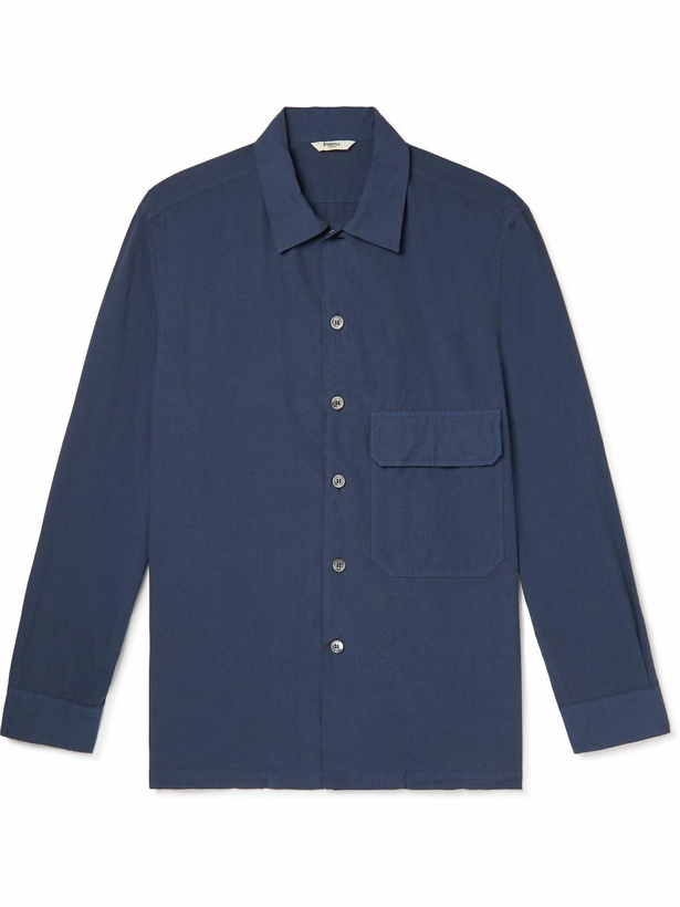 Photo: Barena - Cotton-Poplin Shirt - Blue