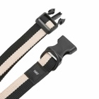 HAY Flat Dog Collar - Medium/Large in Black/White 