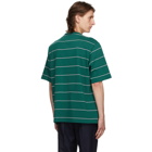 Kenzo Blue Seasonal Stripe Pocket T-Shirt