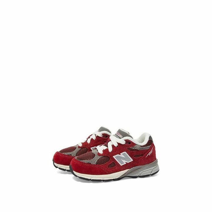 Photo: New Balance Men's IC990TF3 - Infants Sneakers in Scarlet