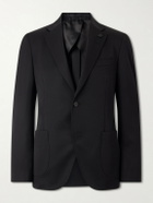 Lardini - Wool-Gabardine Suit Jacket - Black