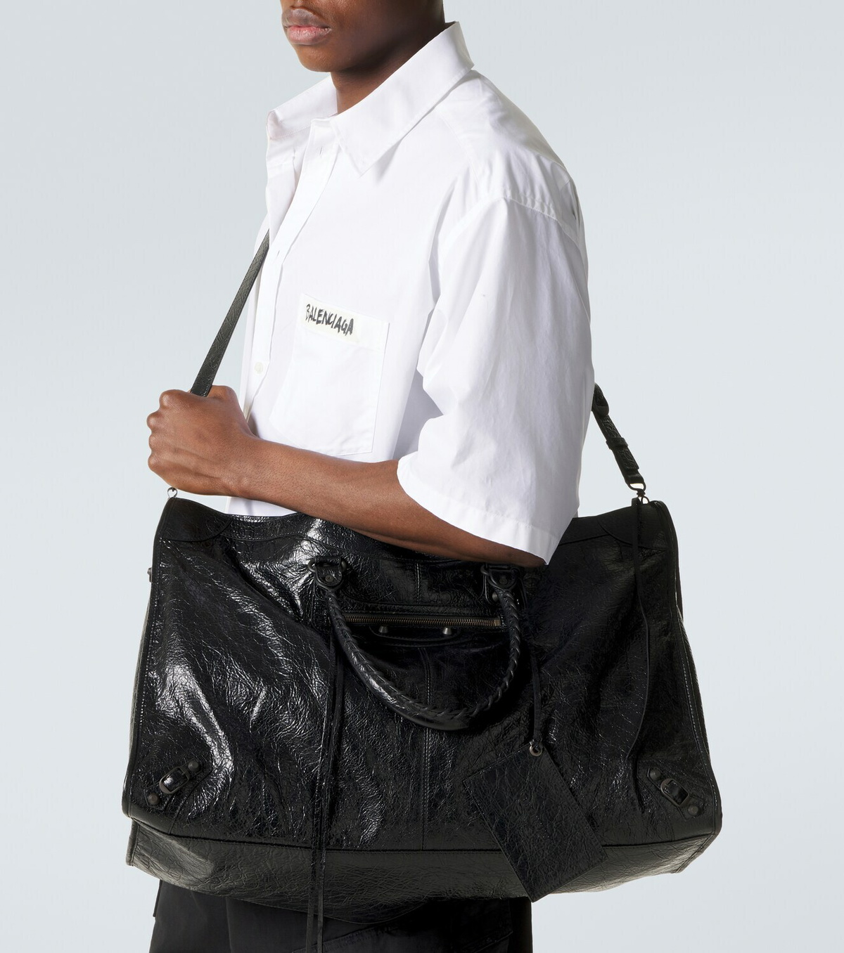 Balenciaga Le City leather duffel bag