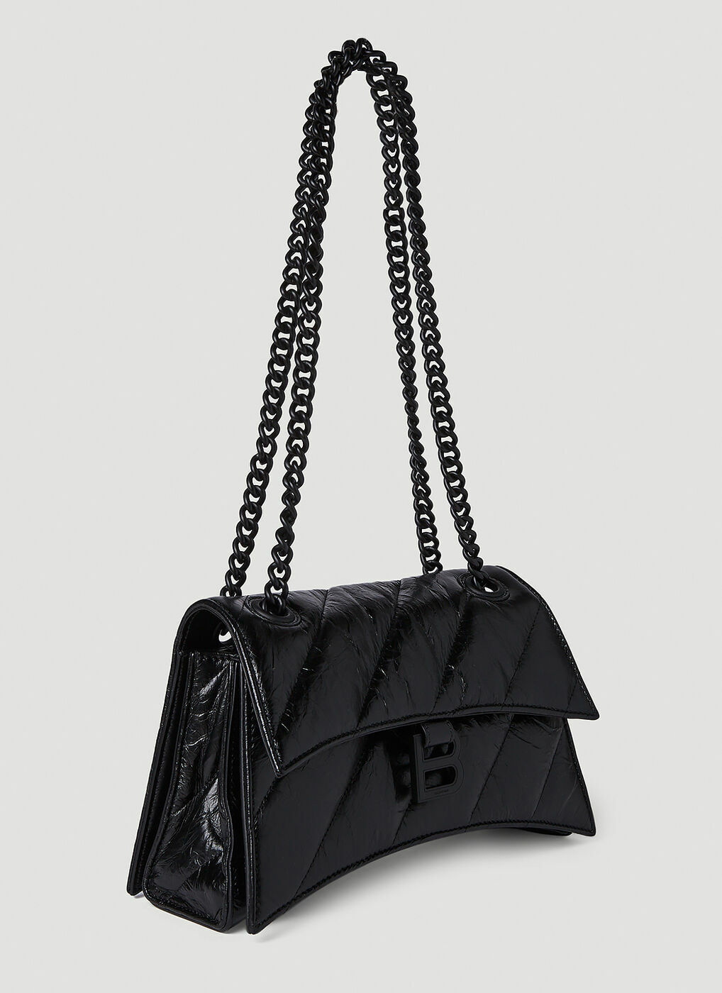 Balenciaga Women's Monaco Medium Chain Shoulder Bag - Black