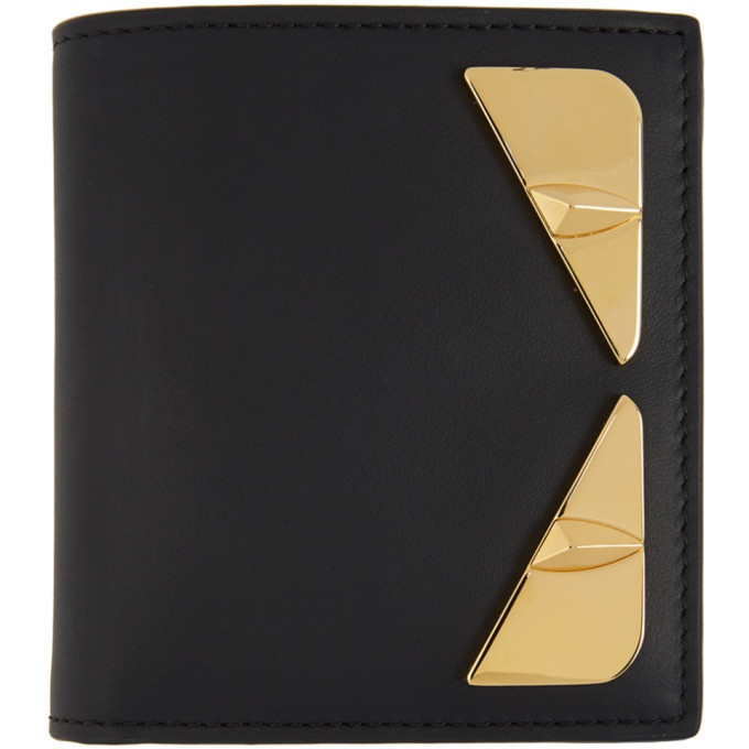 Photo: Fendi Black and Gold Bag Bugs Wallet