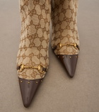 Gucci Savoy GG canvas knee-high boots