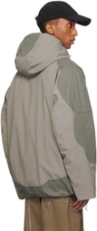 A. A. Spectrum Gray Dadao Padded Jacket