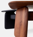Zanat Stonehenge wood stool by Ludovica and Roberto Palomba