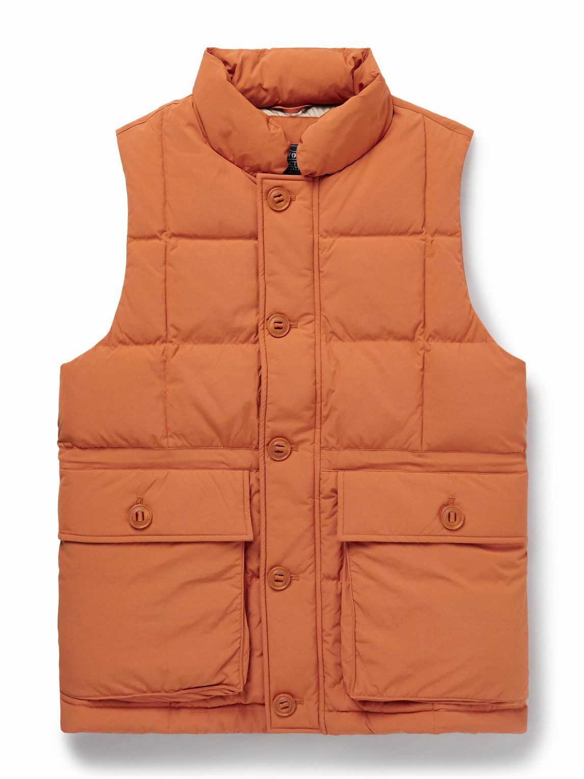 FrizmWORKS - Karakoram Quilted Nylon Down Gilet - Orange