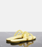 Aquazzura Infinity Chain Jelly slides