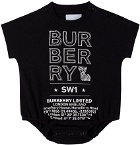 Burberry Baby Two-Pack Black & White Benny Jumpsuit Set