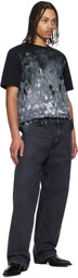 rag & bone Black Splatter Print T-shirt