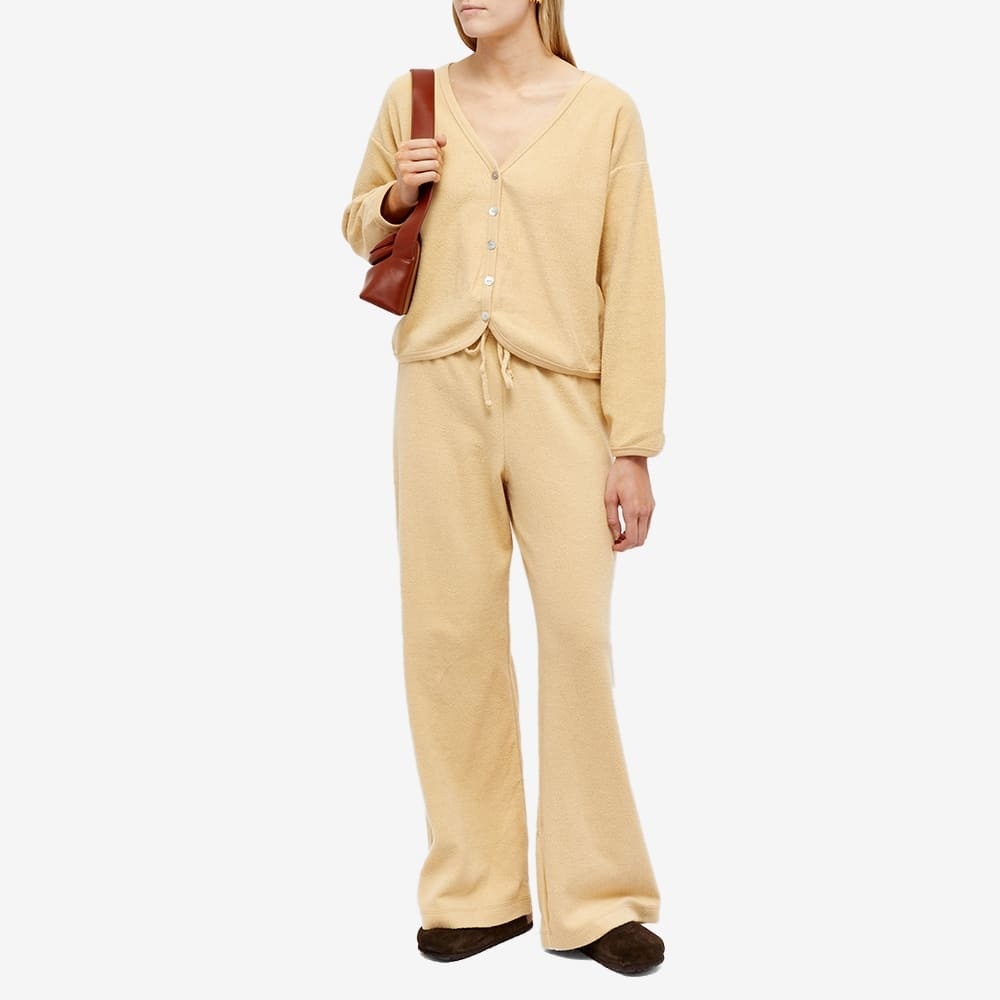 DONNI. Women's Brushed Terry Wide Sweat Pant in Oat DONNI.