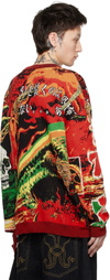 LU'U DAN Multicolor Misfit Jacquard Sweater