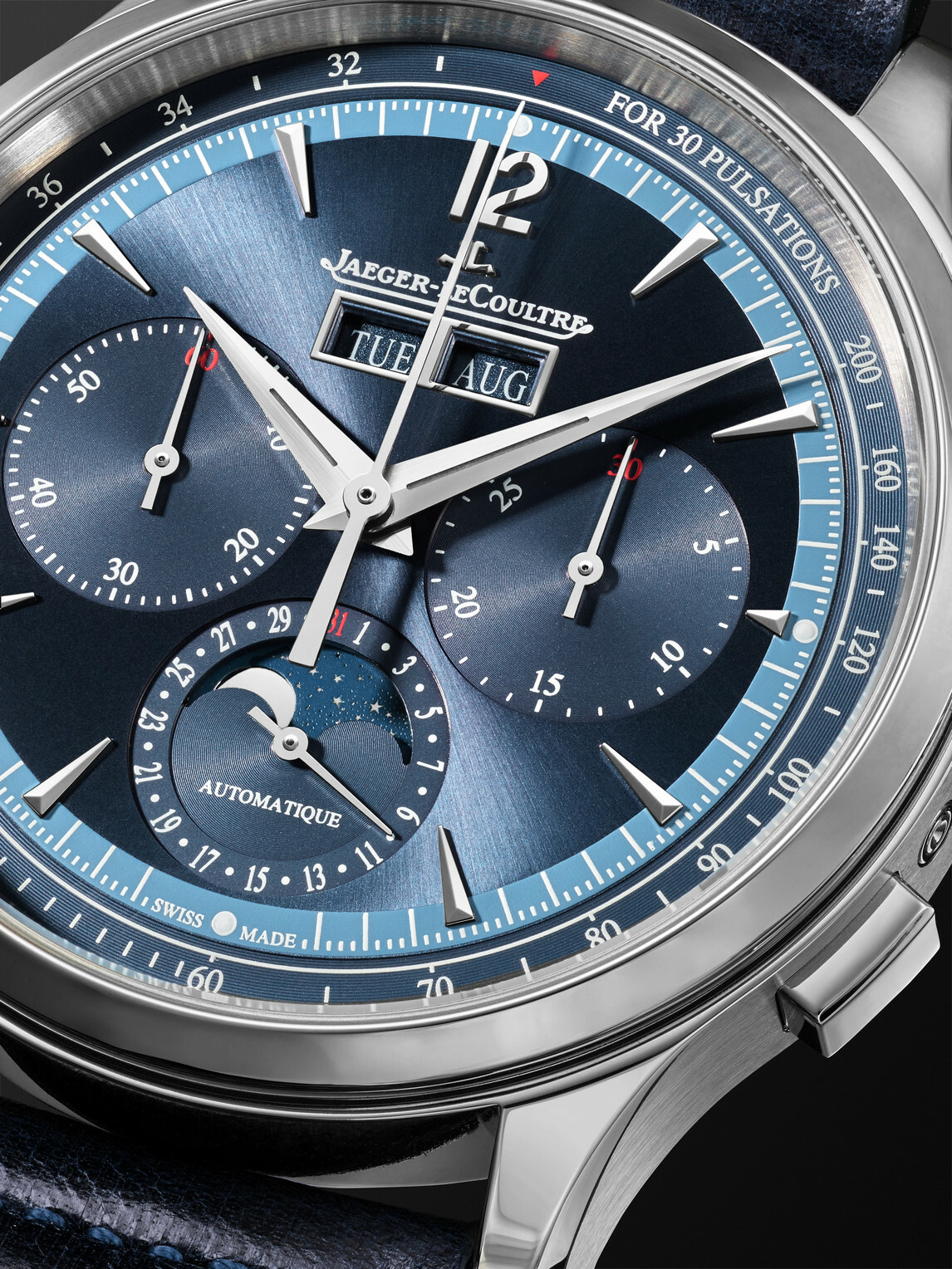 Jaeger-LeCoultre - Master Control Automatic Chronograph Stainless Steel Watch, Ref. Q4138480