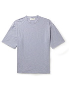 YMC - Oversized Striped Cotton-Jersey T-Shirt - Blue