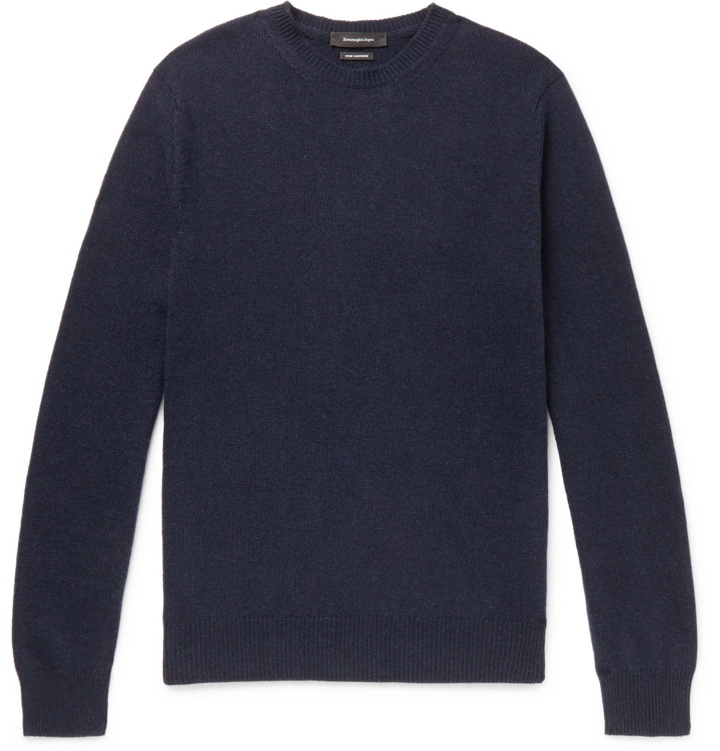 Photo: Ermenegildo Zegna - Yak Sweater - Blue