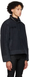 John Elliott Black Paneled Deck Jacket