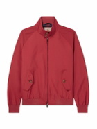 Baracuta - G9 Cotton-Blend Harrington Jacket - Red