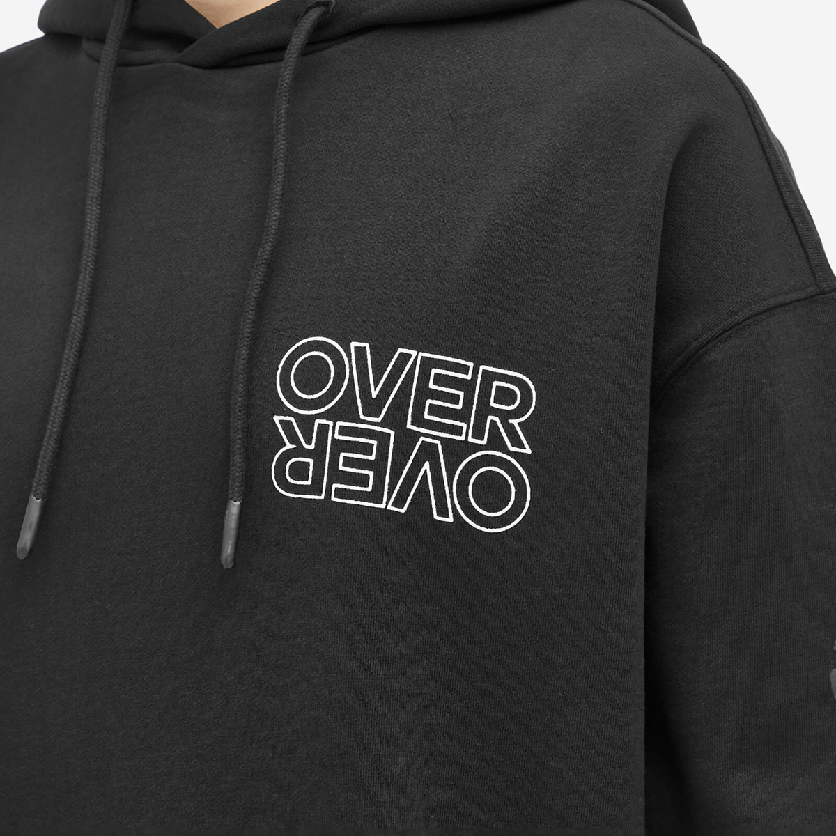 Over Over Men's Run the World Easy Hoodie in Black