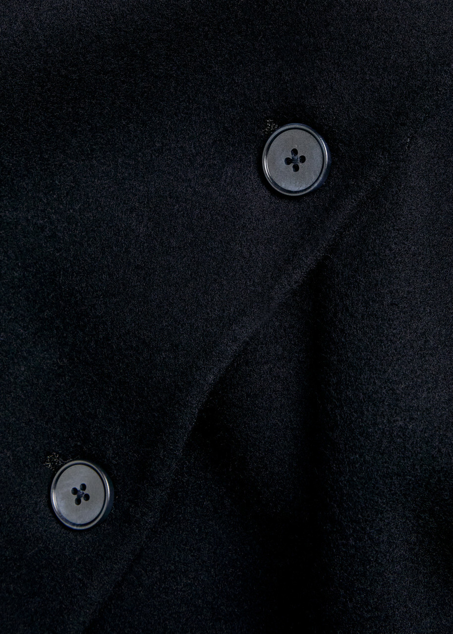 Officine Générale Wool Overshirt Jacket Navy