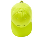 Givenchy Men's Embroidered Logo Cap in Fluo Yellow