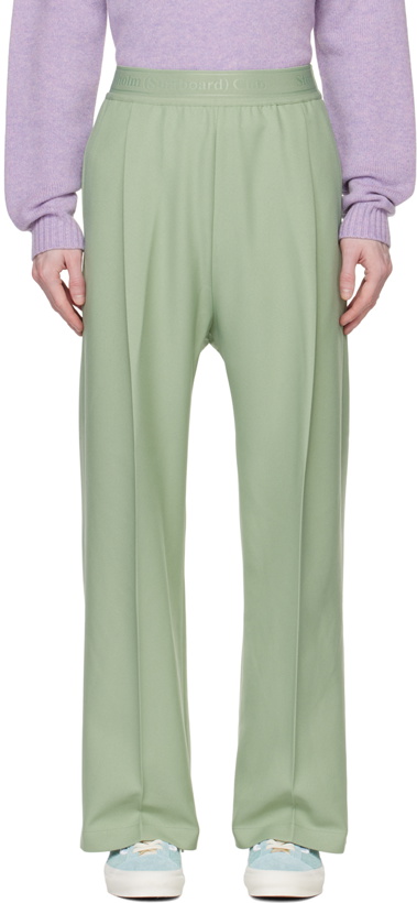 Photo: Stockholm (Surfboard) Club Green Pleated Trousers