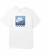 Nike - NSW Logo-Print Cotton-Jersey T-Shirt - White