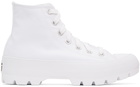 Converse White Chuck Taylor All Star Lugged High Sneakers