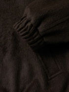 Auralee - Camel Hair-Flannel Blouson Jacket - Brown