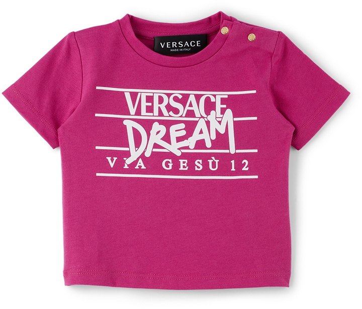 Photo: Versace Baby Pink Dream Logo T-Shirt