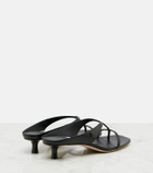 Jimmy Choo Emery leather thong sandals